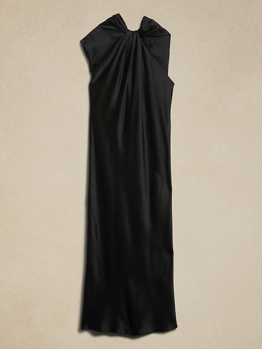 Kaia Silk Midi Dress Product Image