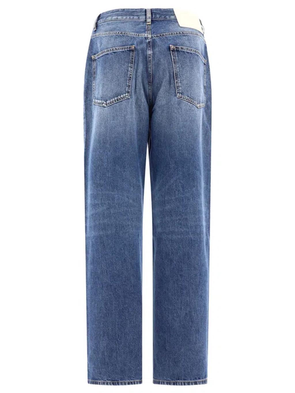 Medium Blue Denim Trousers Woman Denim 26 Product Image