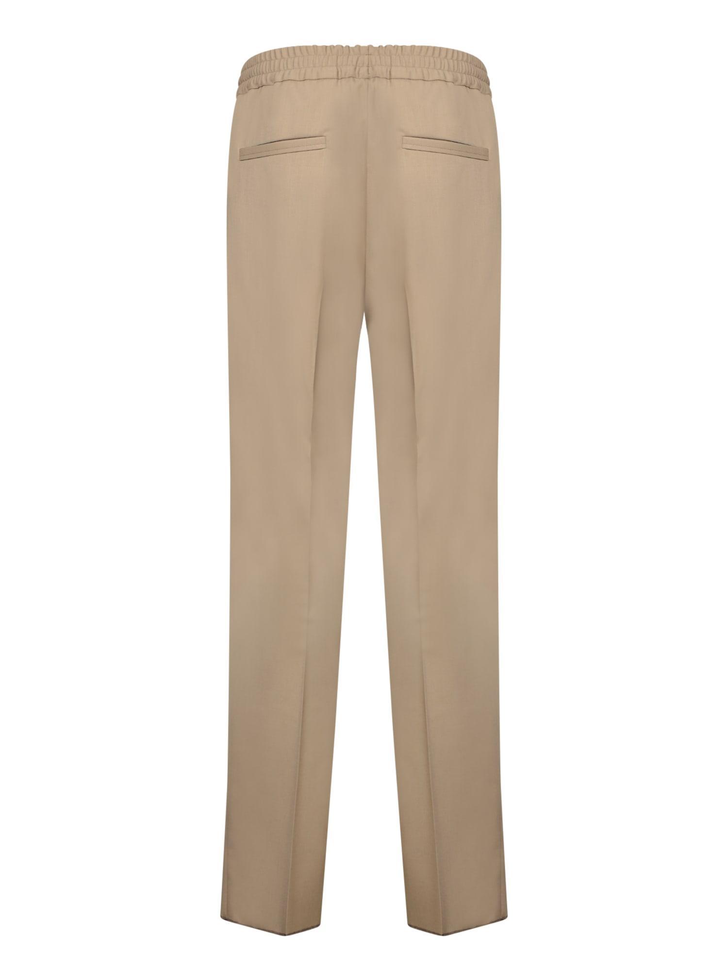 Mya Cropped Twill Cigarette Trousers Product Image