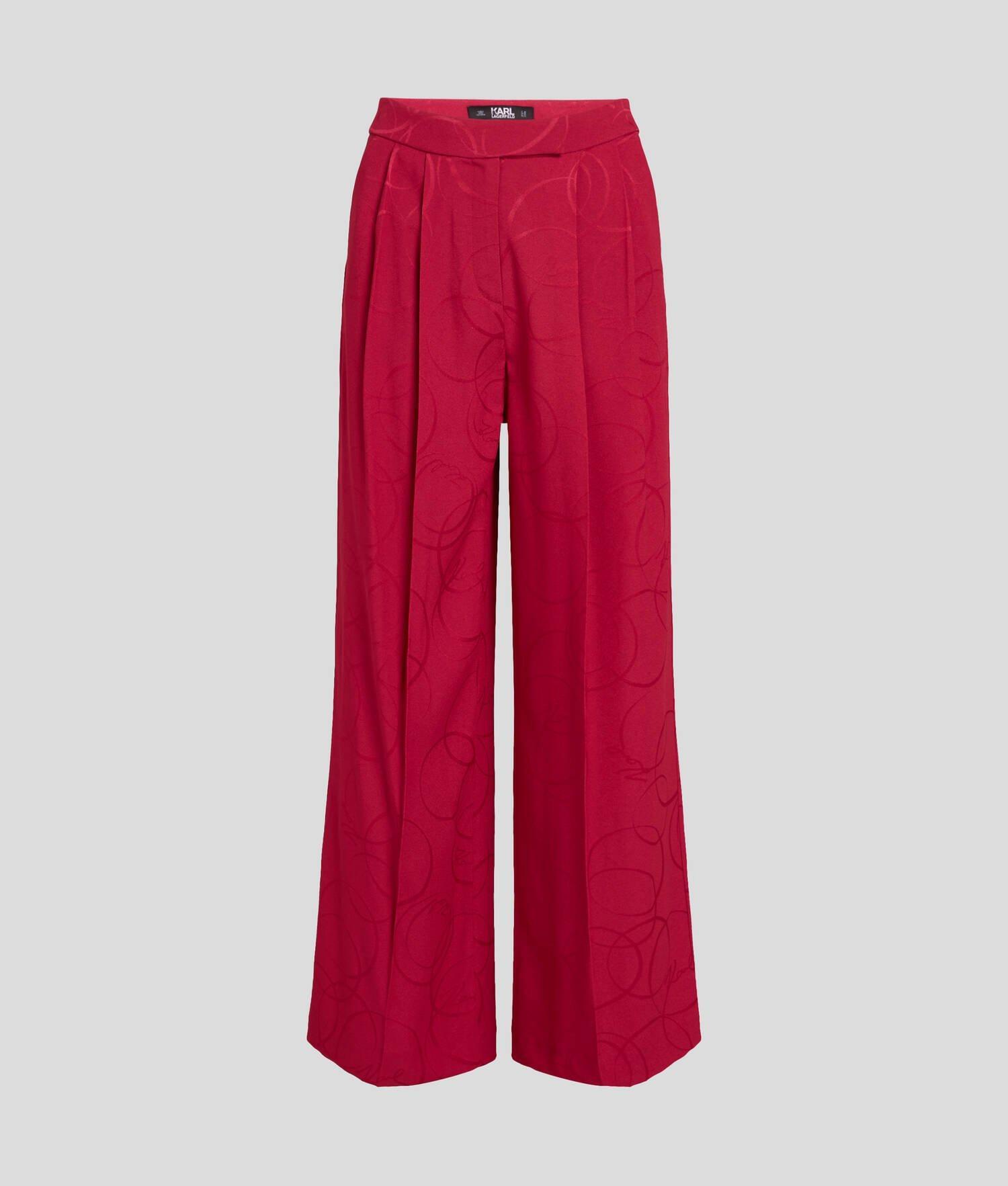 WIDE-LEG SATIN PANTS Product Image