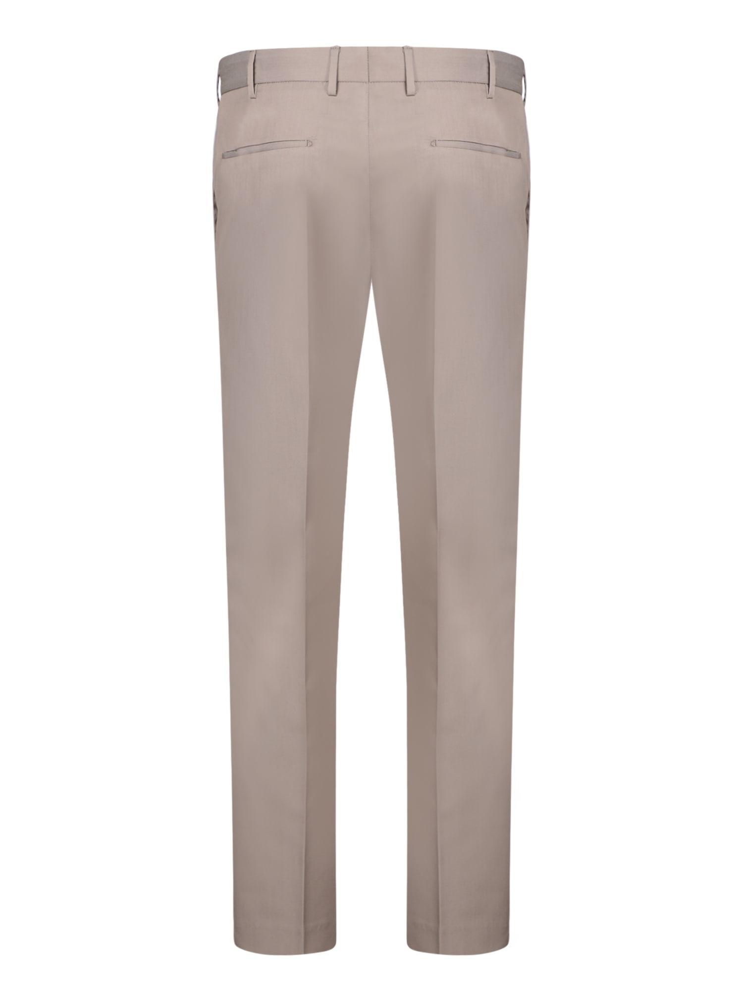 PT TORINO Active Wool Taupe Trousers In Beige Product Image