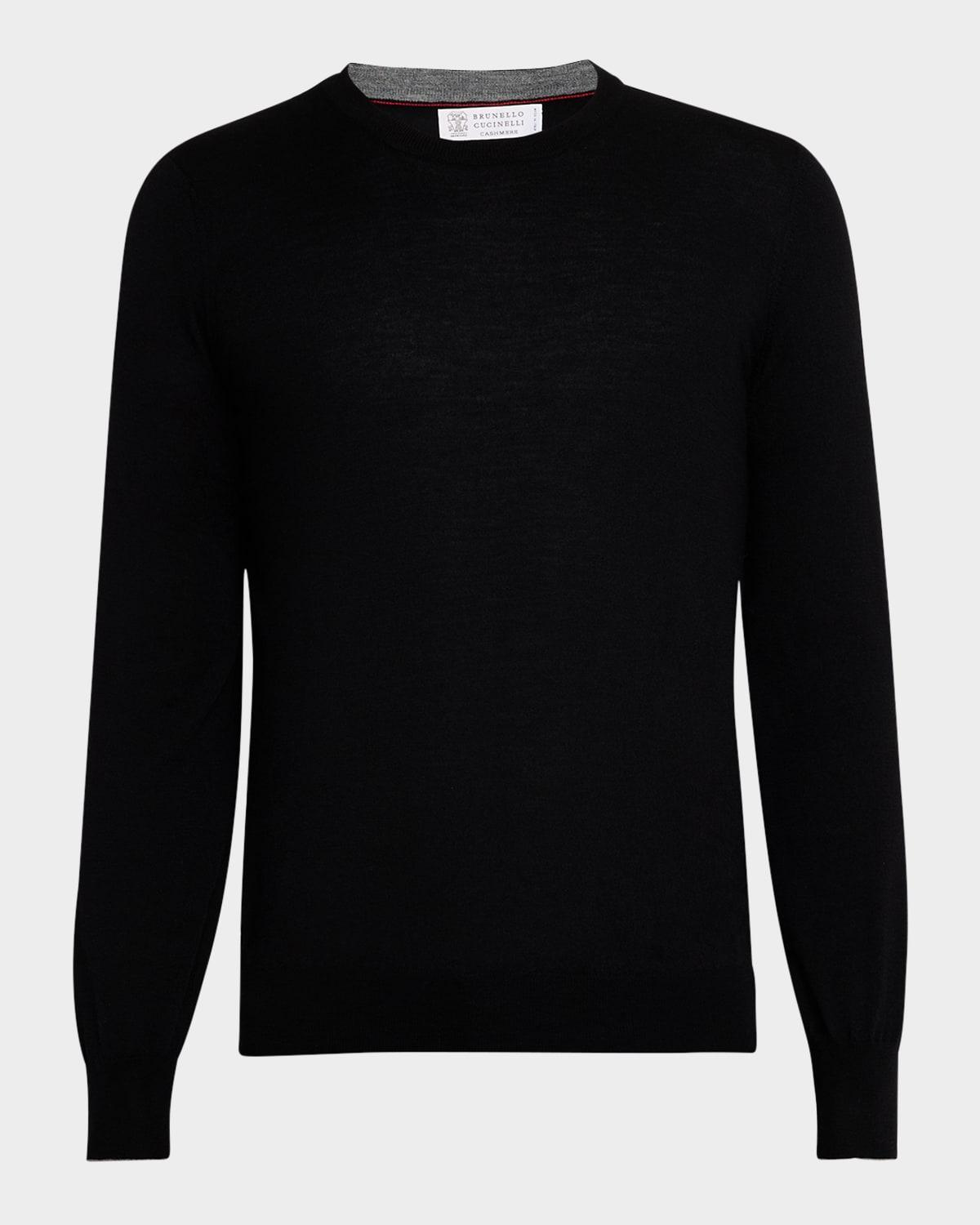 Mens Fine Gauge Crewneck Sweater Product Image