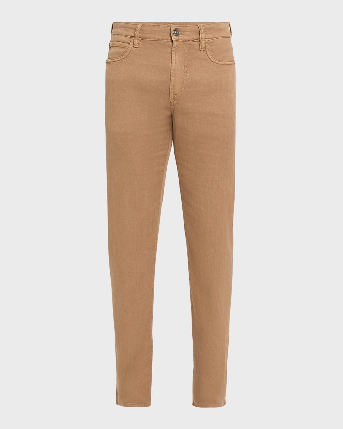 Mens Quarona Linen-Cotton 5-Pocket Pants Product Image