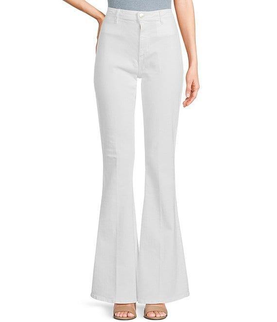 Guess Belle High-Rise Flared-Leg Pants Product Image