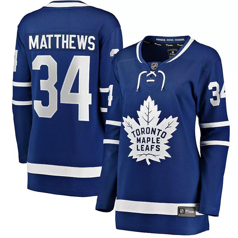 Women's Fanatics Auston Matthews Blue Toronto Maple Leafs Home Breakaway Jersey, Size: 3XL, Mpl Blue Product Image