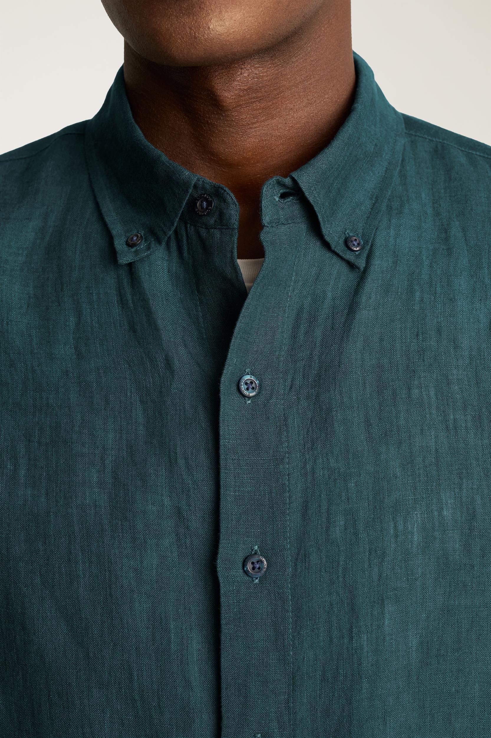 Riviera Linen Short Sleeve Shirt Product Image