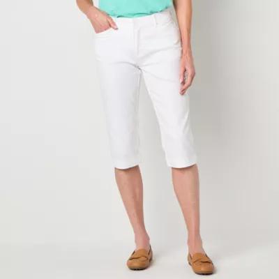 St. John's Bay Mid Rise Tall Capri Pants Product Image