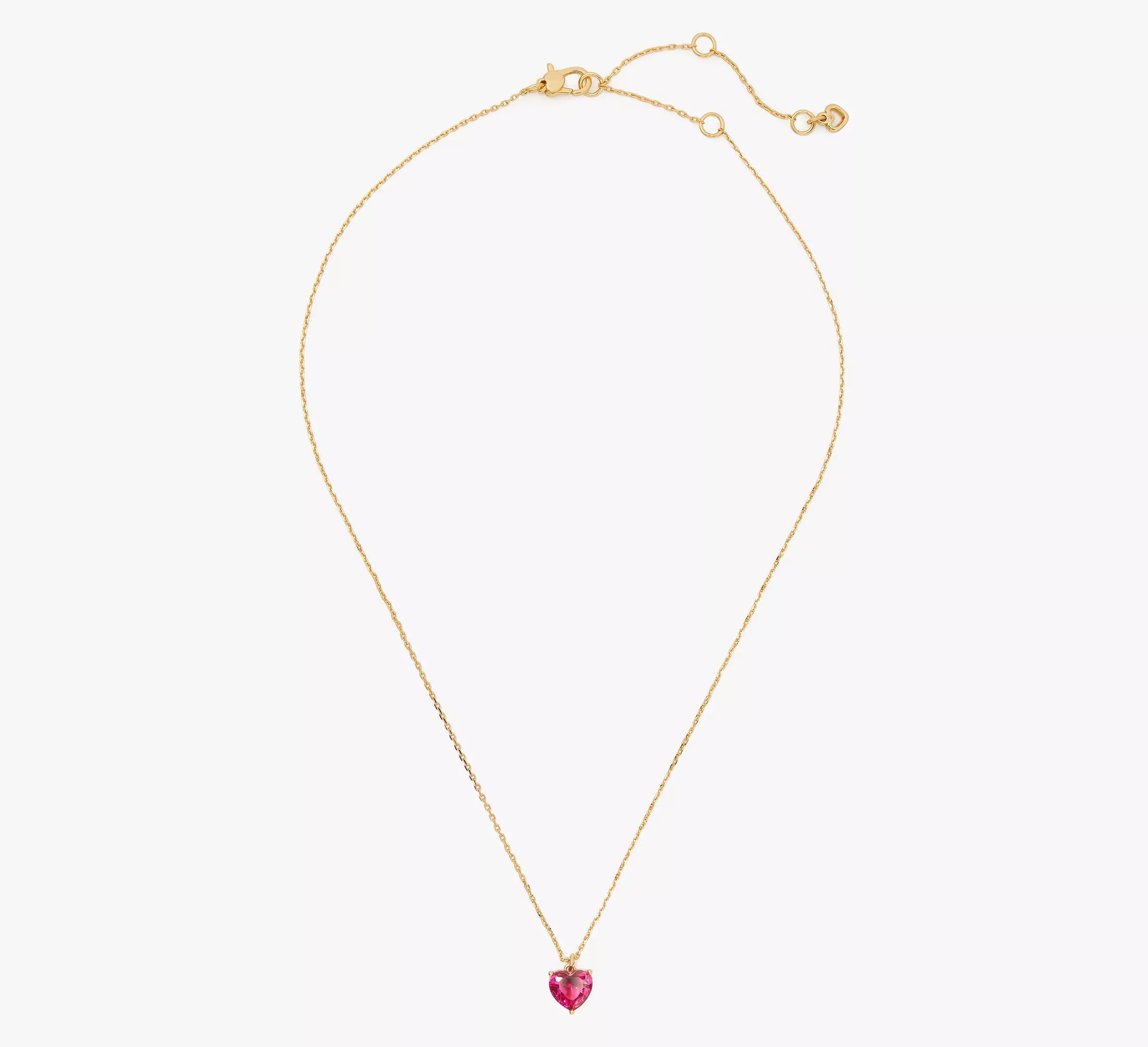 kate spade new york My Love April Birthstone Heart Pendant Necklace, 16-19 Product Image