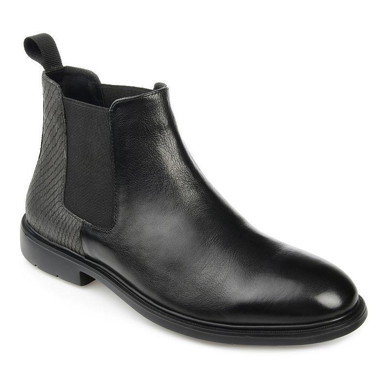 Thomas & Vine Oswald Mens Leather Chelsea Boots Red Product Image