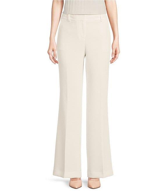 KARL LAGERFELD PARIS Crepe Bootcut Full Length Pant Product Image