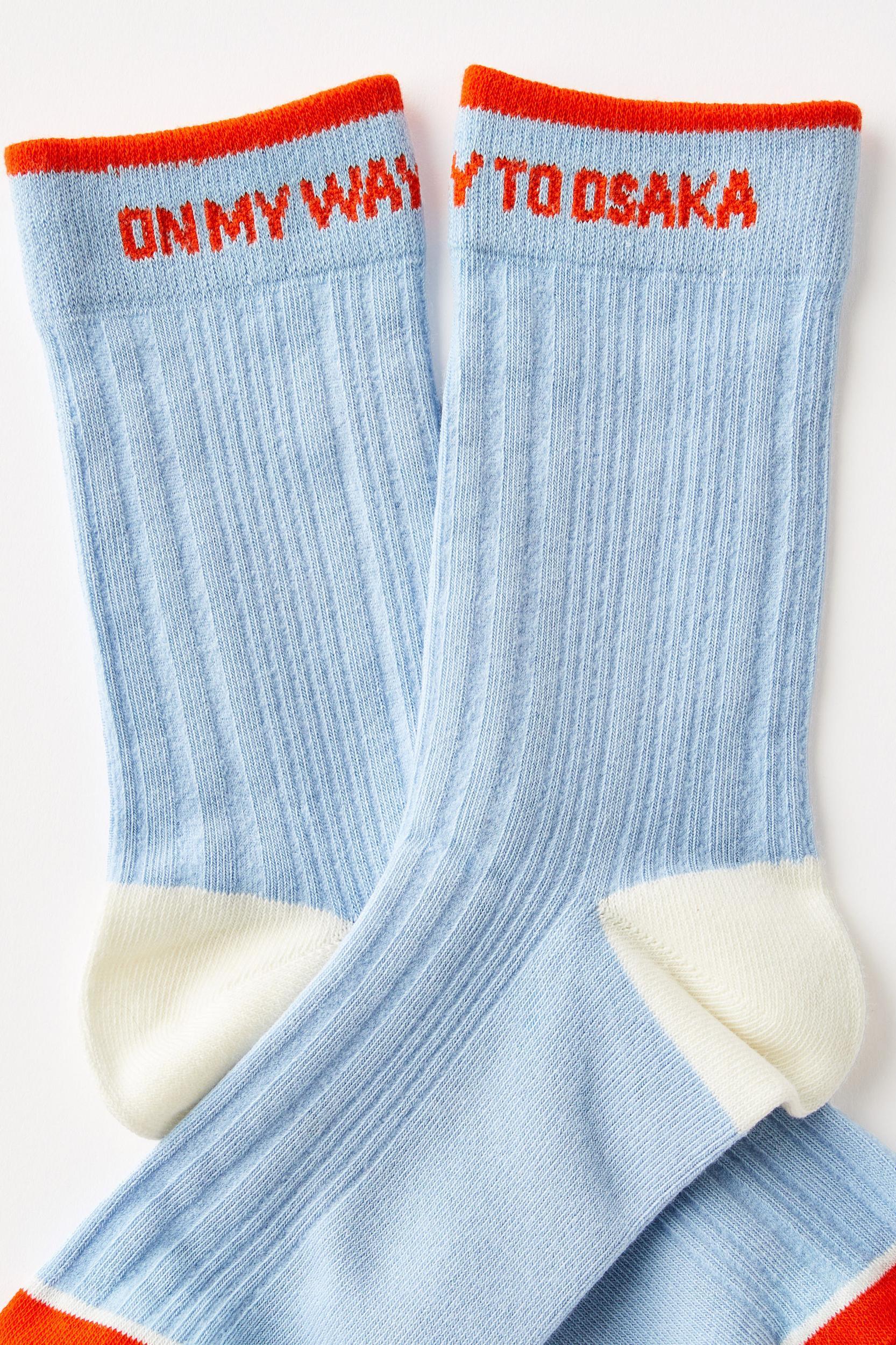 Graphic Crew Sock Product Image
