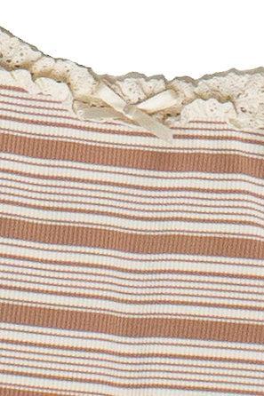 Striped Ribbed Shorts Product Image