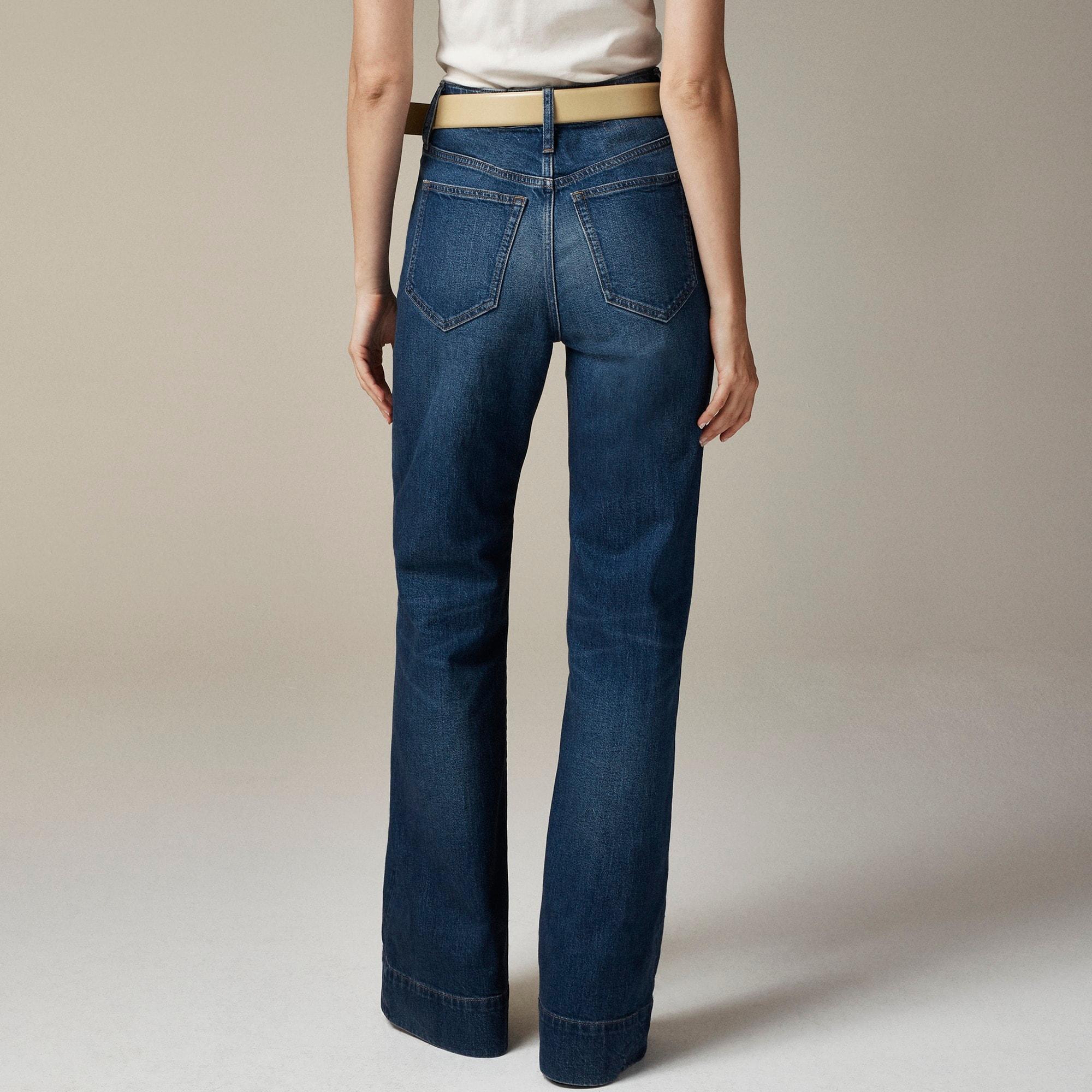 Curvy denim trouser in 1996 semi-stretch Product Image