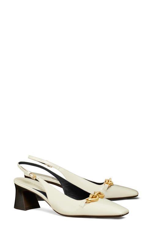 Womens Jessa Leather Slingback Pumps Product Image