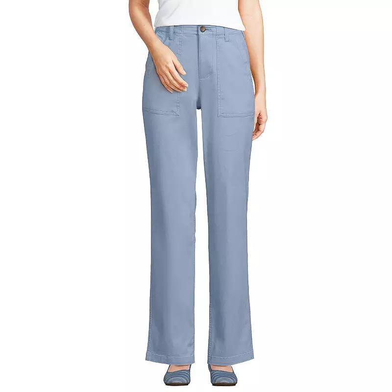 Women's Lands' End High Rise Chino Utility Pants,  Product Image