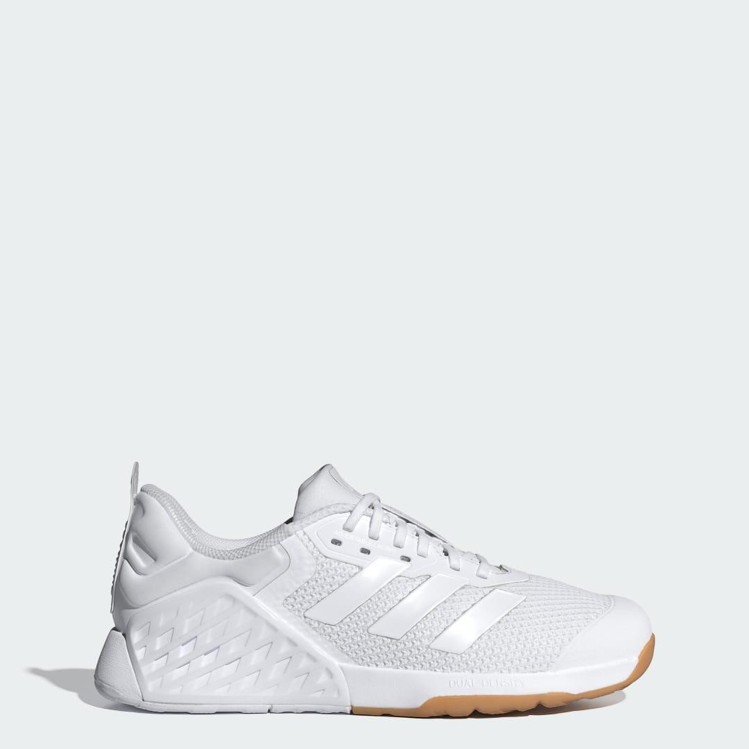 adidas Dropset 3 strength training shoes Cloud White 6 Womens Product Image