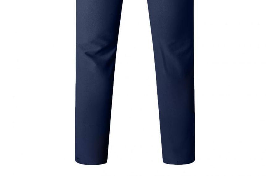 Mid Rise Plain Cropped Slim Fit Pants Product Image