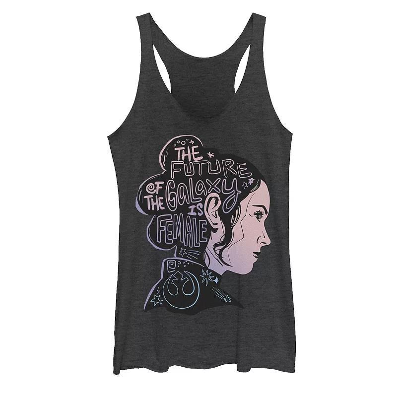 Juniors' Star Wars Rey The Future Of The Galaxy Is Female Graphic Tank Top, Girl's,  Product Image