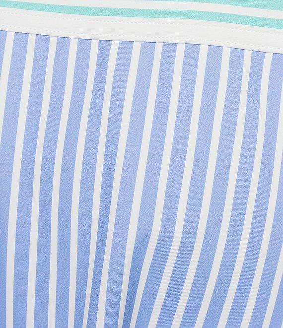 Addison Bay Seamed Stripe Print Flounce Coordinating Skort Product Image