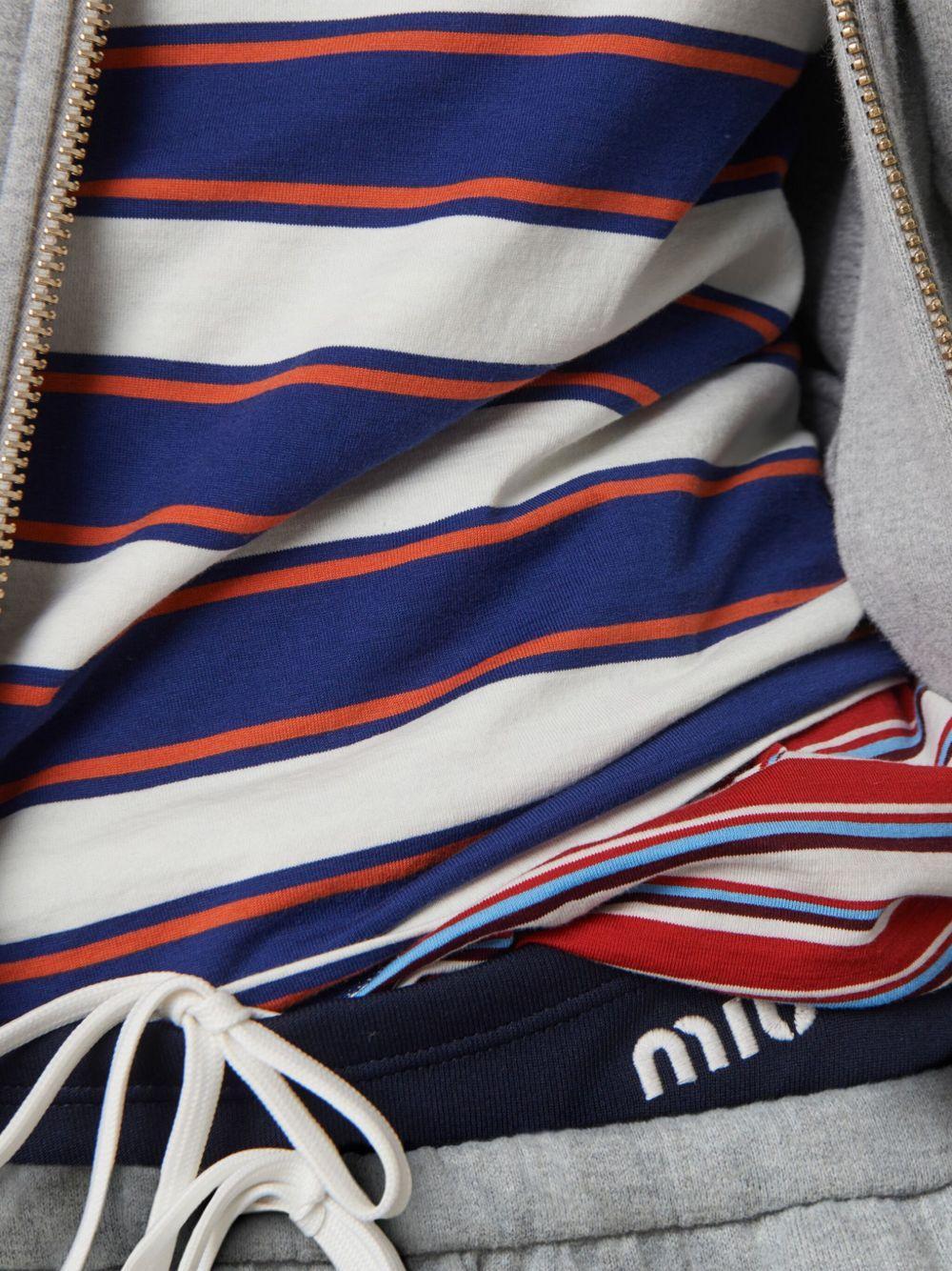 striped cotton T-shirt Product Image