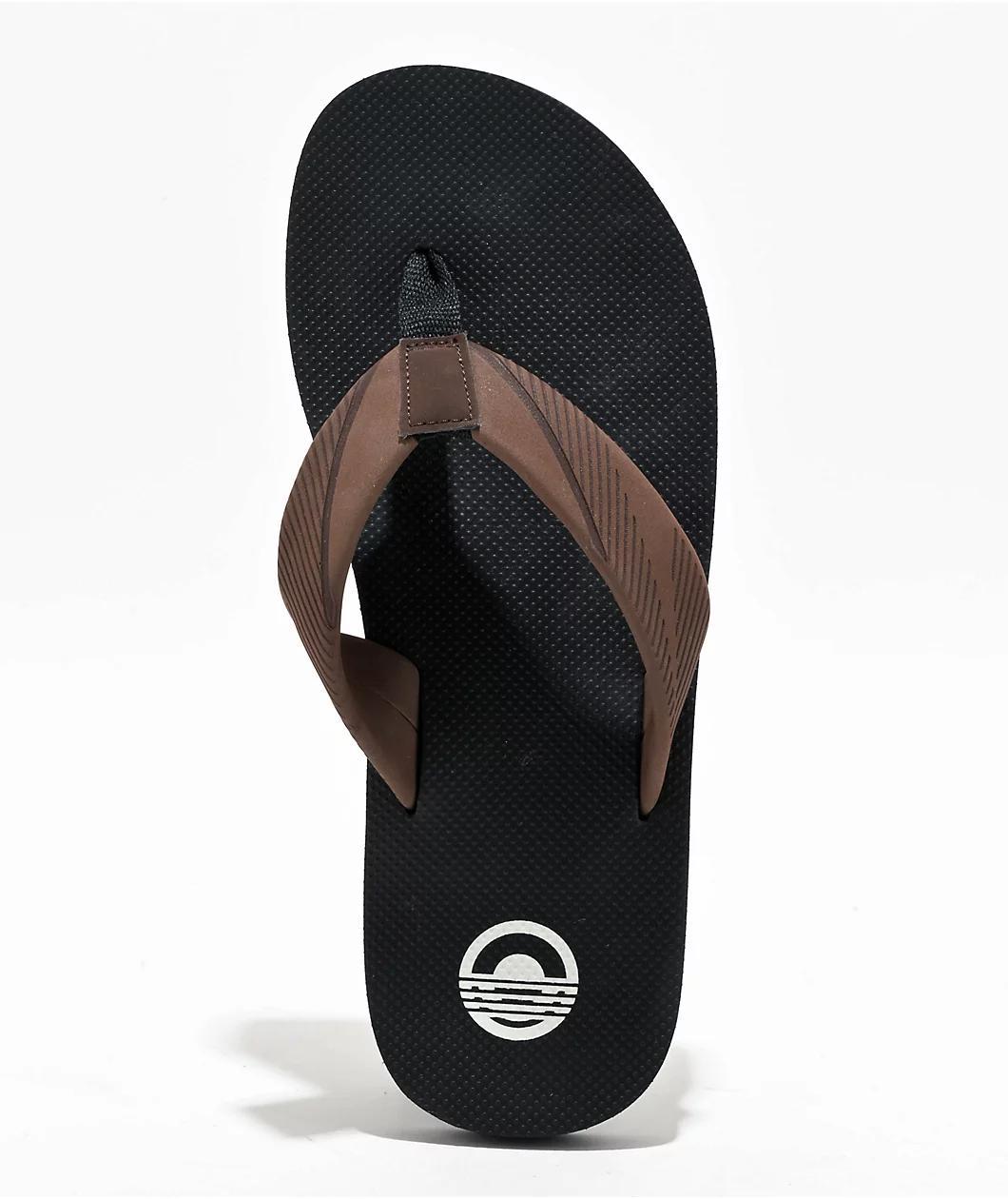 Cords Eddie Brown & Black Sandals Product Image