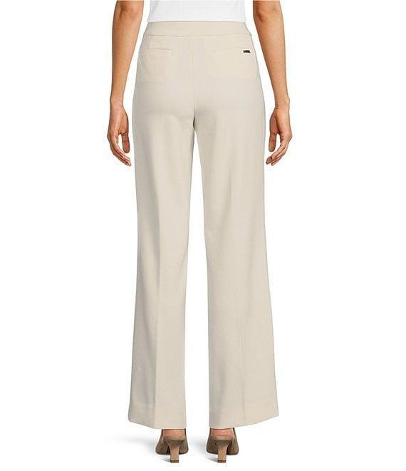 Anne Klein Liberty Stretch Pull On Flat Front Trousers Product Image