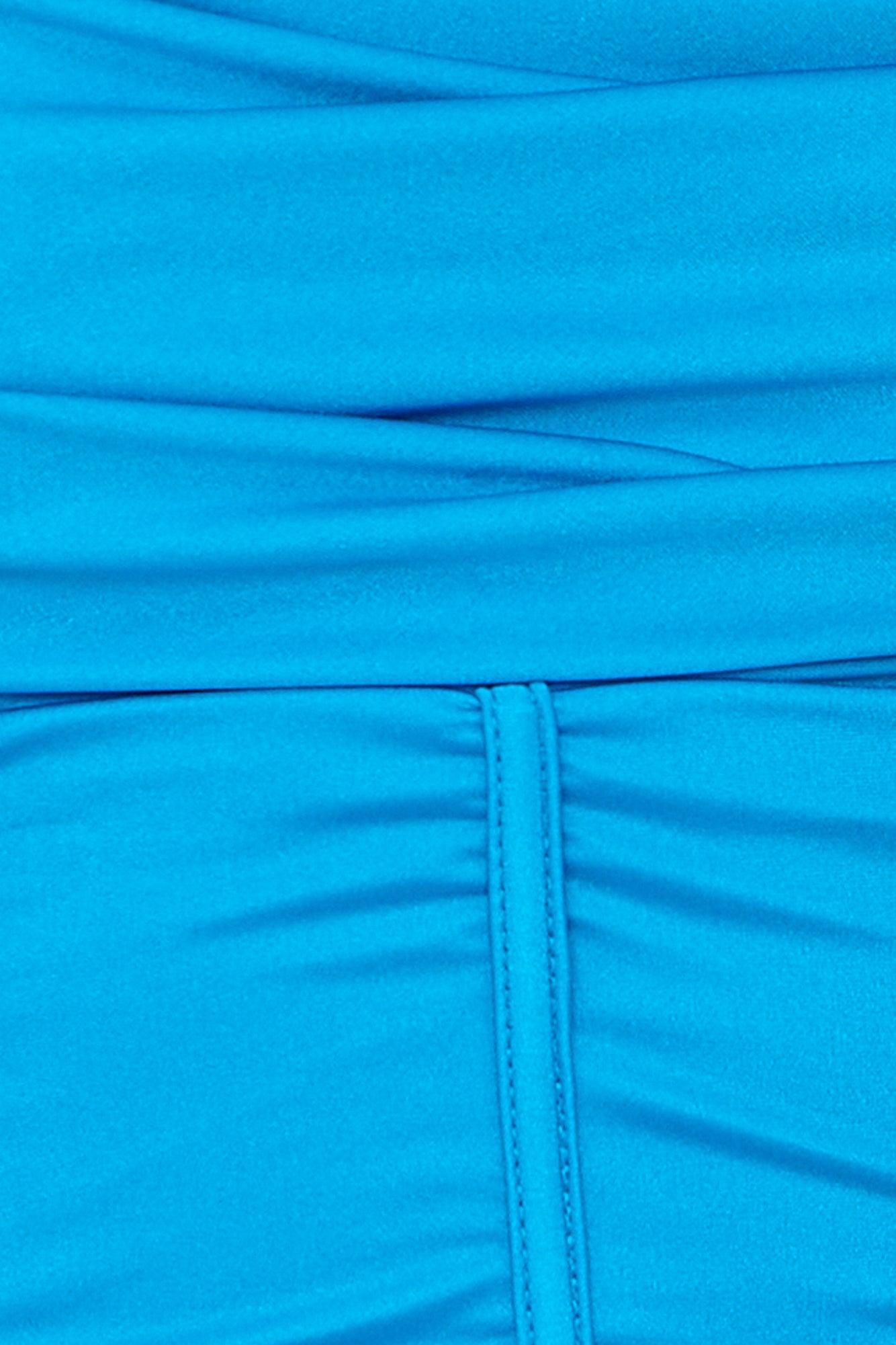 Whistle To My Heart Crop Top Blue Product Image