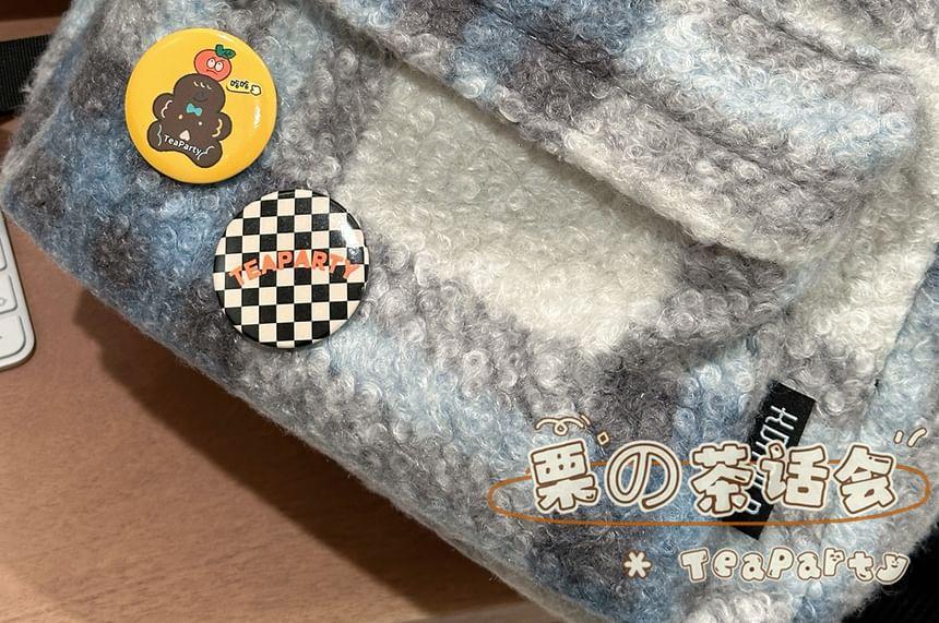 Plaid Backpack / Bag Charm / Set Product Image