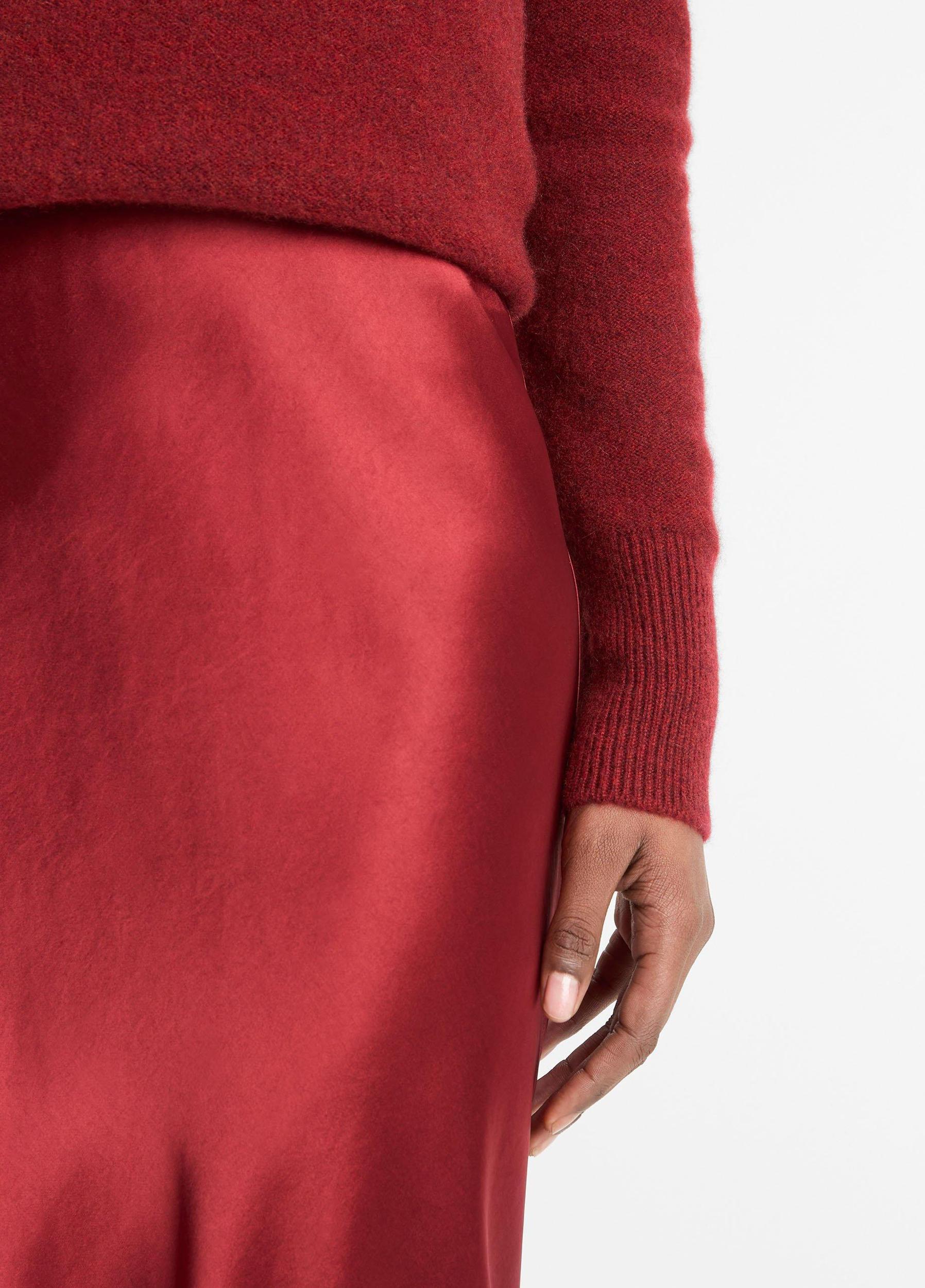 Satin Maxi Skirt Product Image