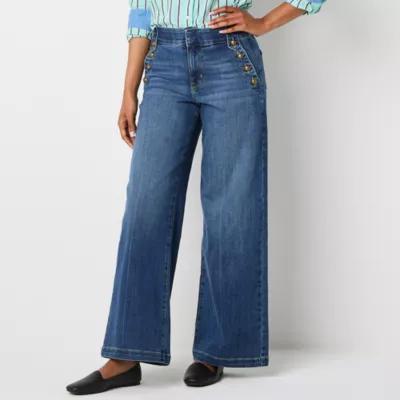 St. John's Bay Womens High Rise Loose Fit Jean Product Image