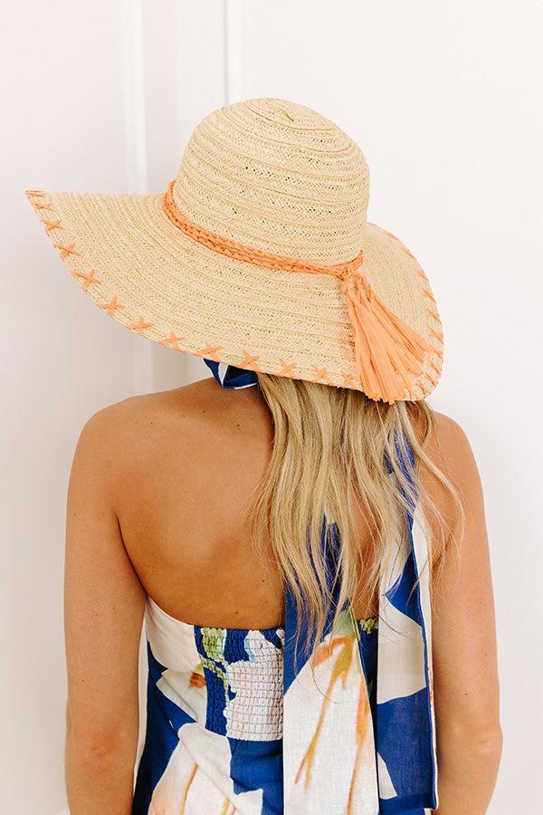 Beach Days Raffia Woven Sun Hat Product Image