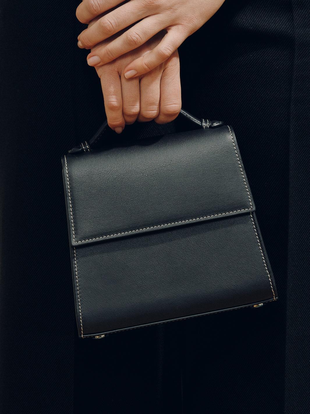 Small Top Handle in Nappa Product Image