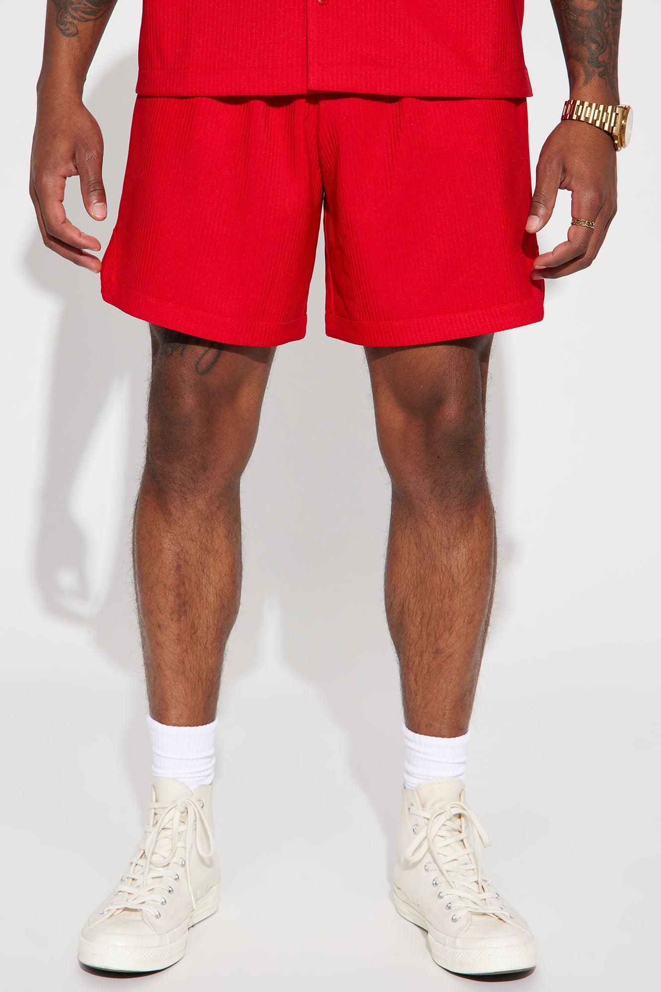Show Up Basketball Short - Red Product Image