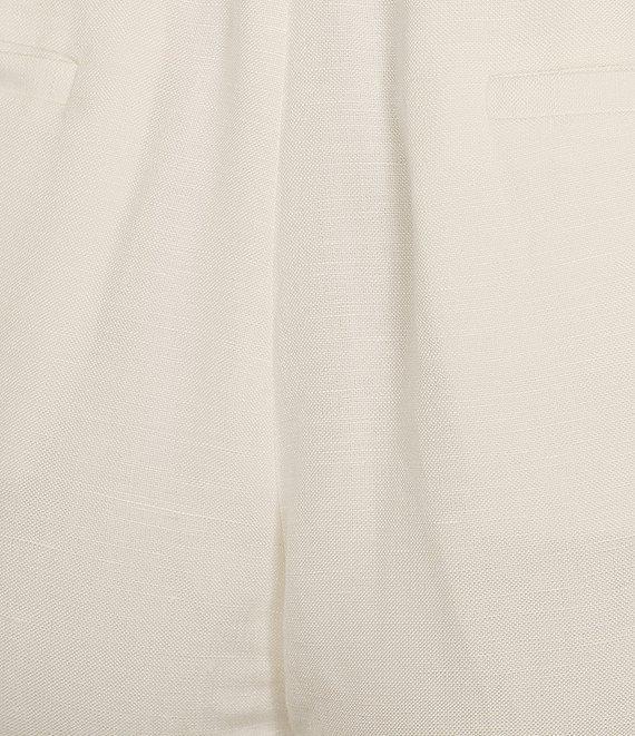 Calvin Klein Linen Blend Straight Leg Pants Product Image