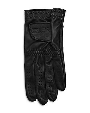 POLO RALPH LAUREN Leather Golf Glove In Black/left Product Image