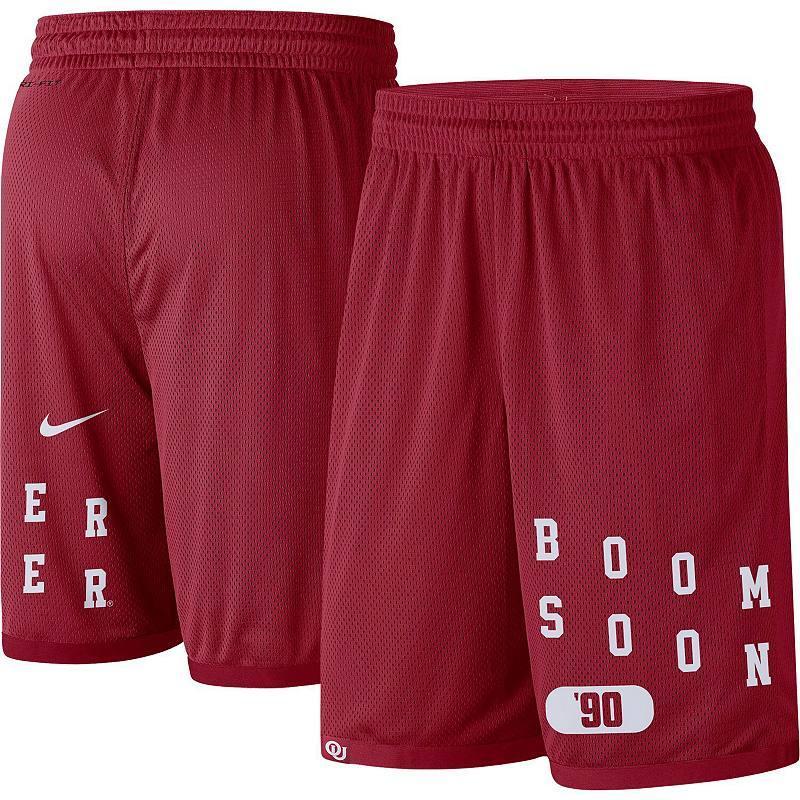 Men's Nike Crimson Oklahoma Sooners Wordmark Performance Shorts,  Product Image