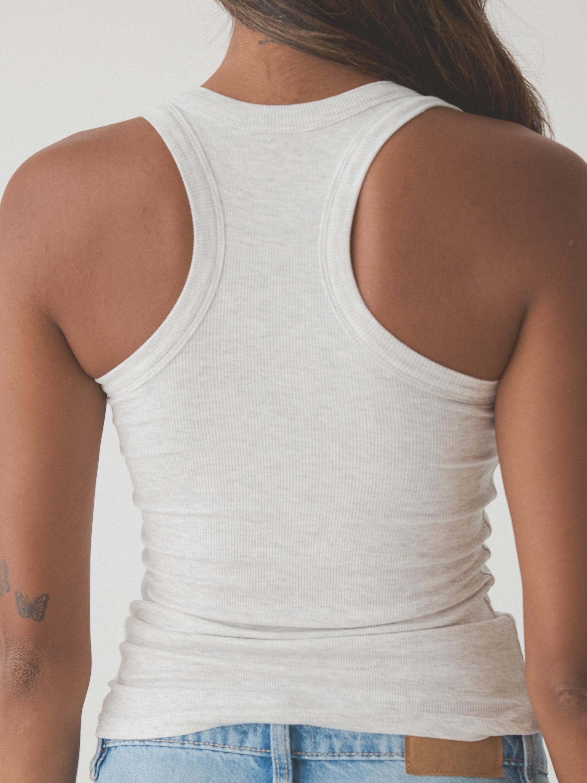 Ribbed Scoop Racerback Brami Product Image