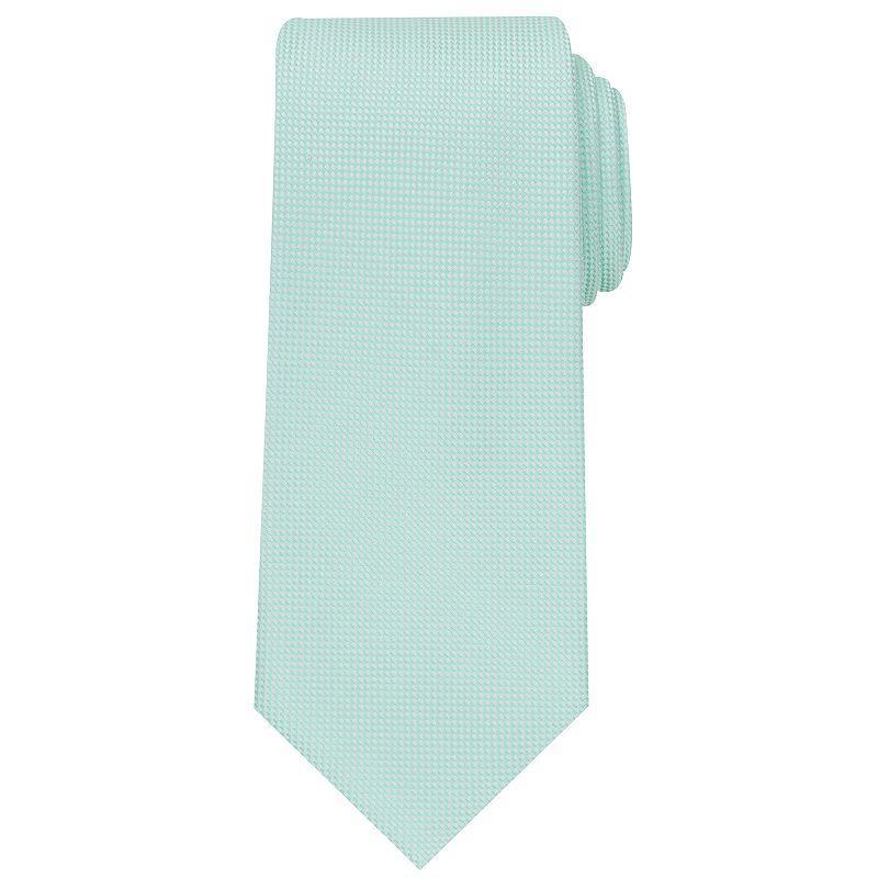 Mens Bespoke Solid Sateen Tie, Green Sateen Product Image