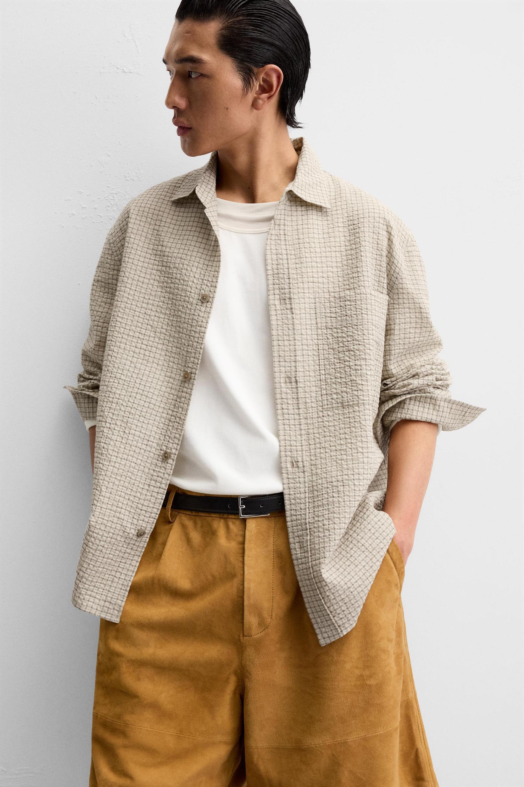 TEXTURED JACQUARD SHIRT Product Image