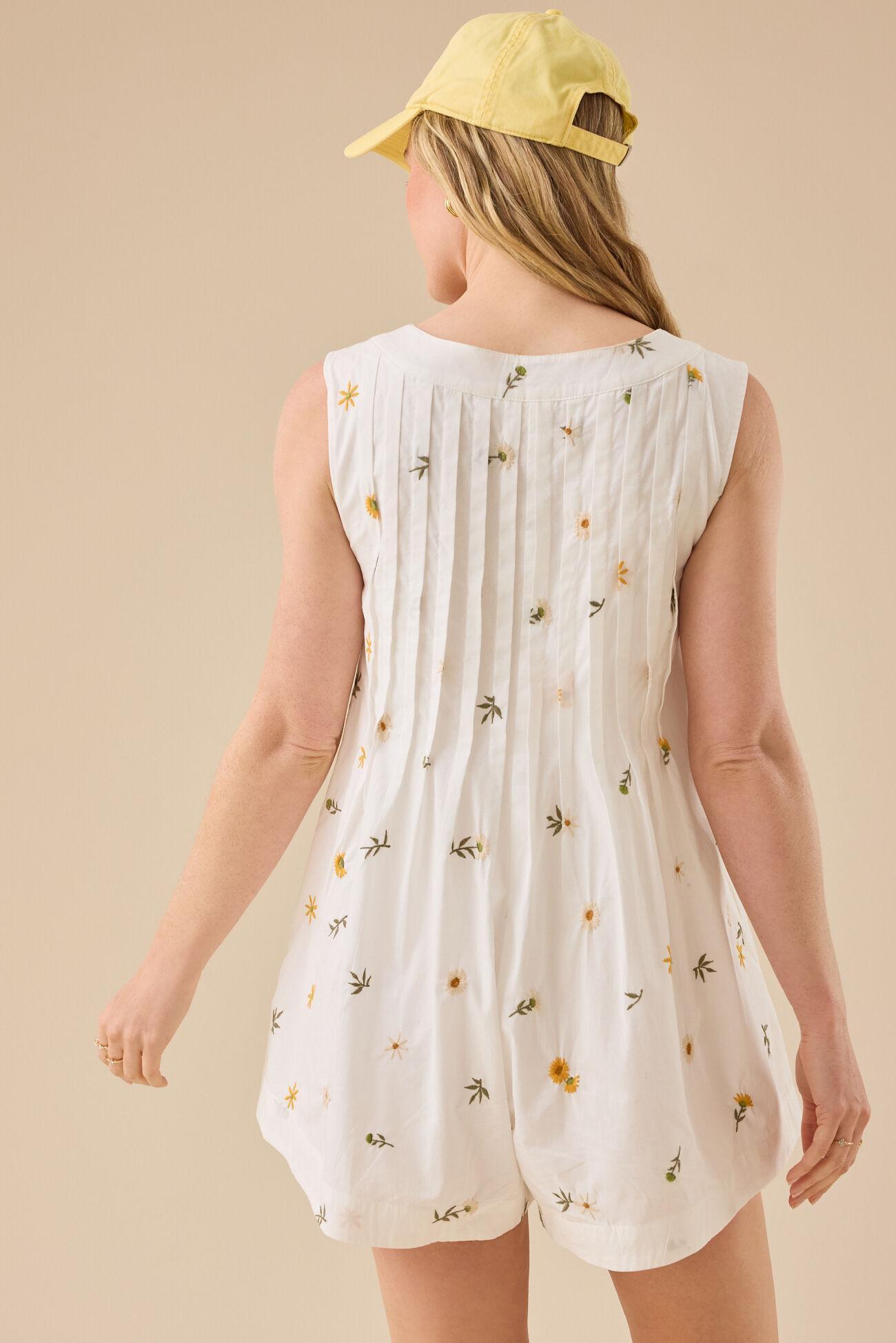 Evie Embroidered Romper Product Image