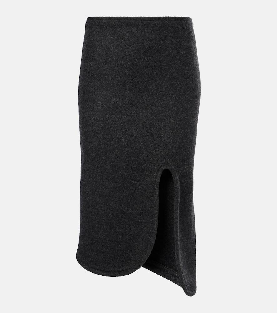 Padded Tube Skirt In Grey Product Image