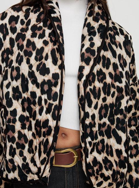 One I Want Jacket Leopard Product Image
