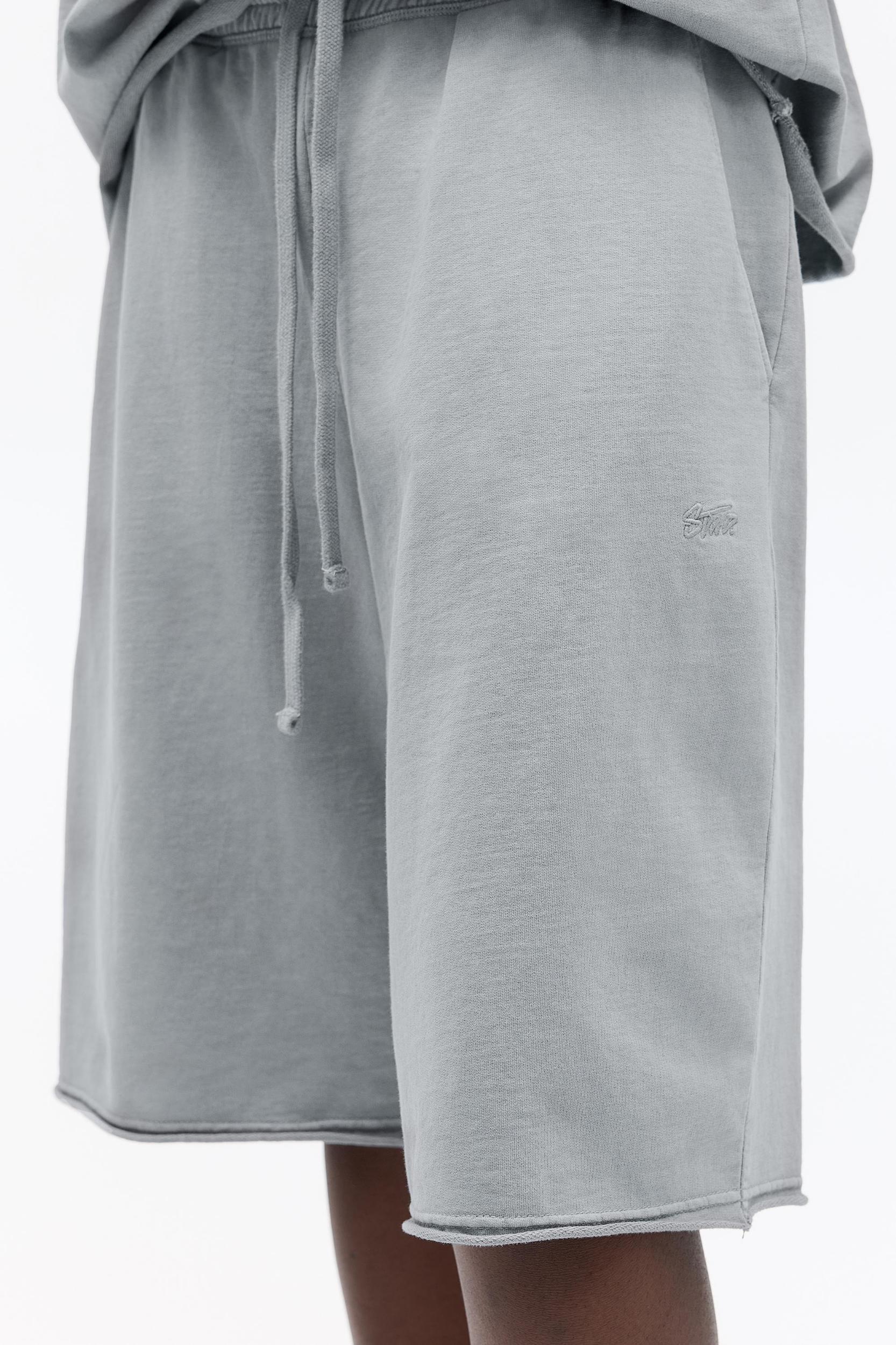 Baggy Bermuda sweat shorts Product Image