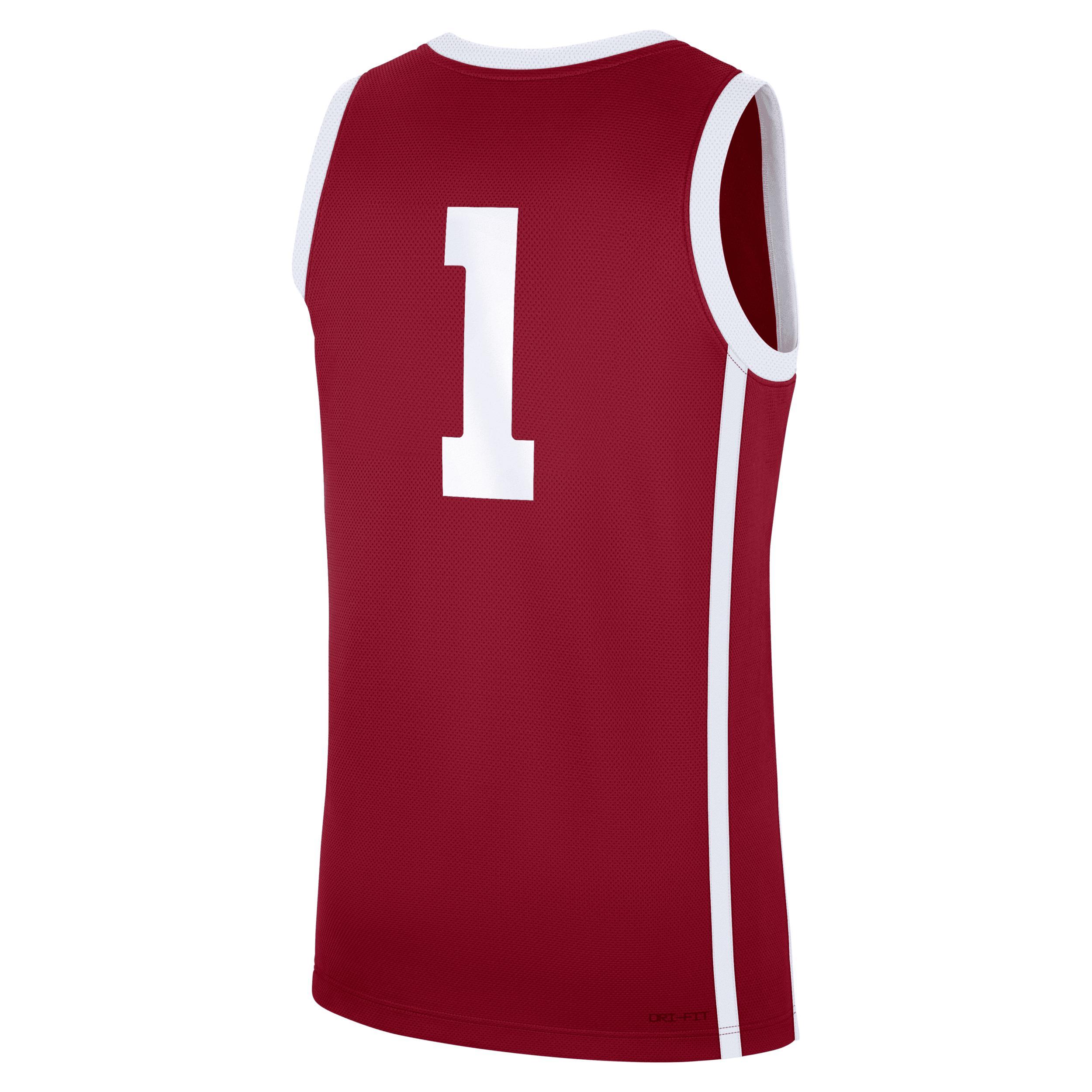 Men's Oklahoma Sooners Replica Jordan Brand College Basketball Jersey Product Image