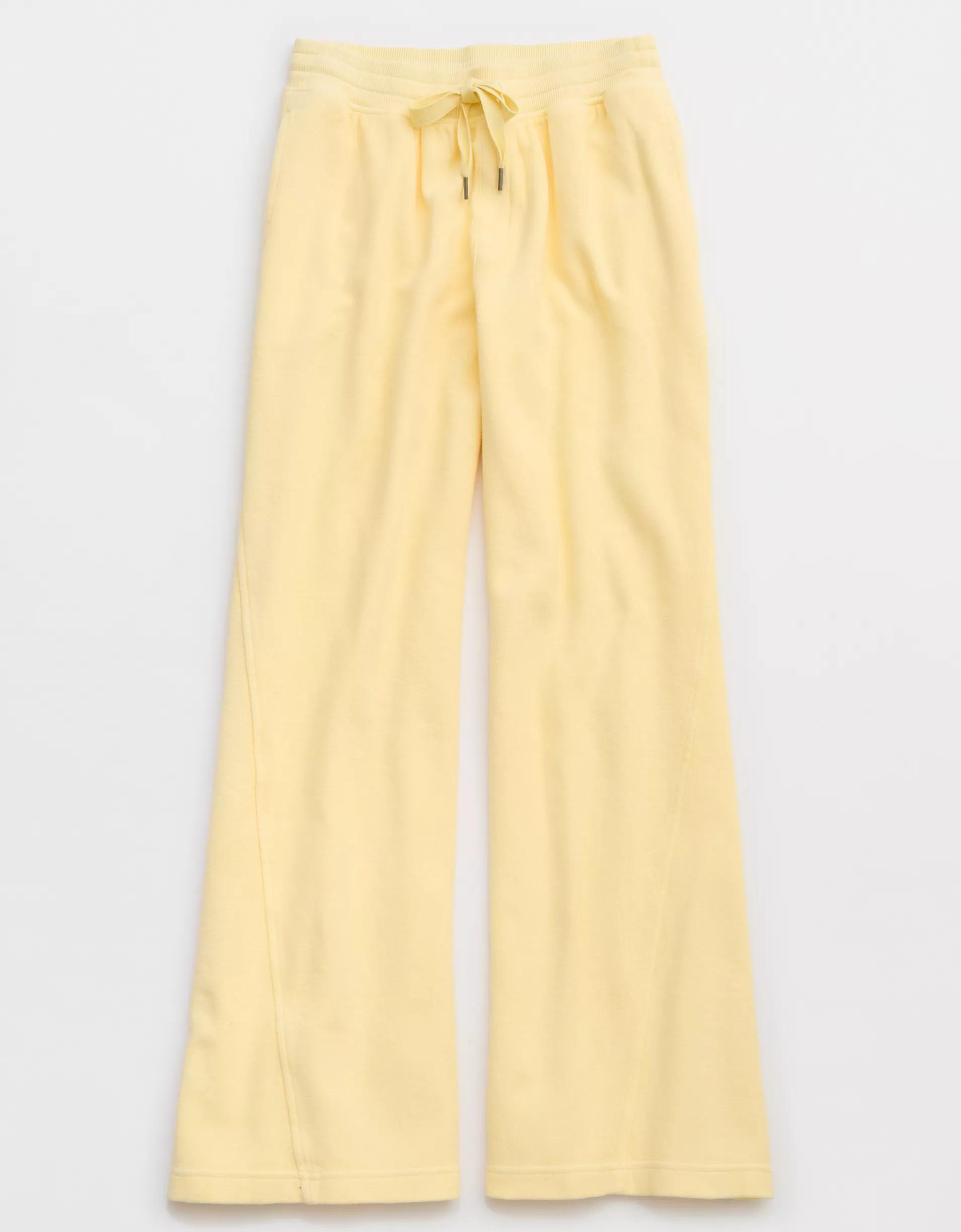 Aerie Soft Landing Ribbed Trouser Product Image