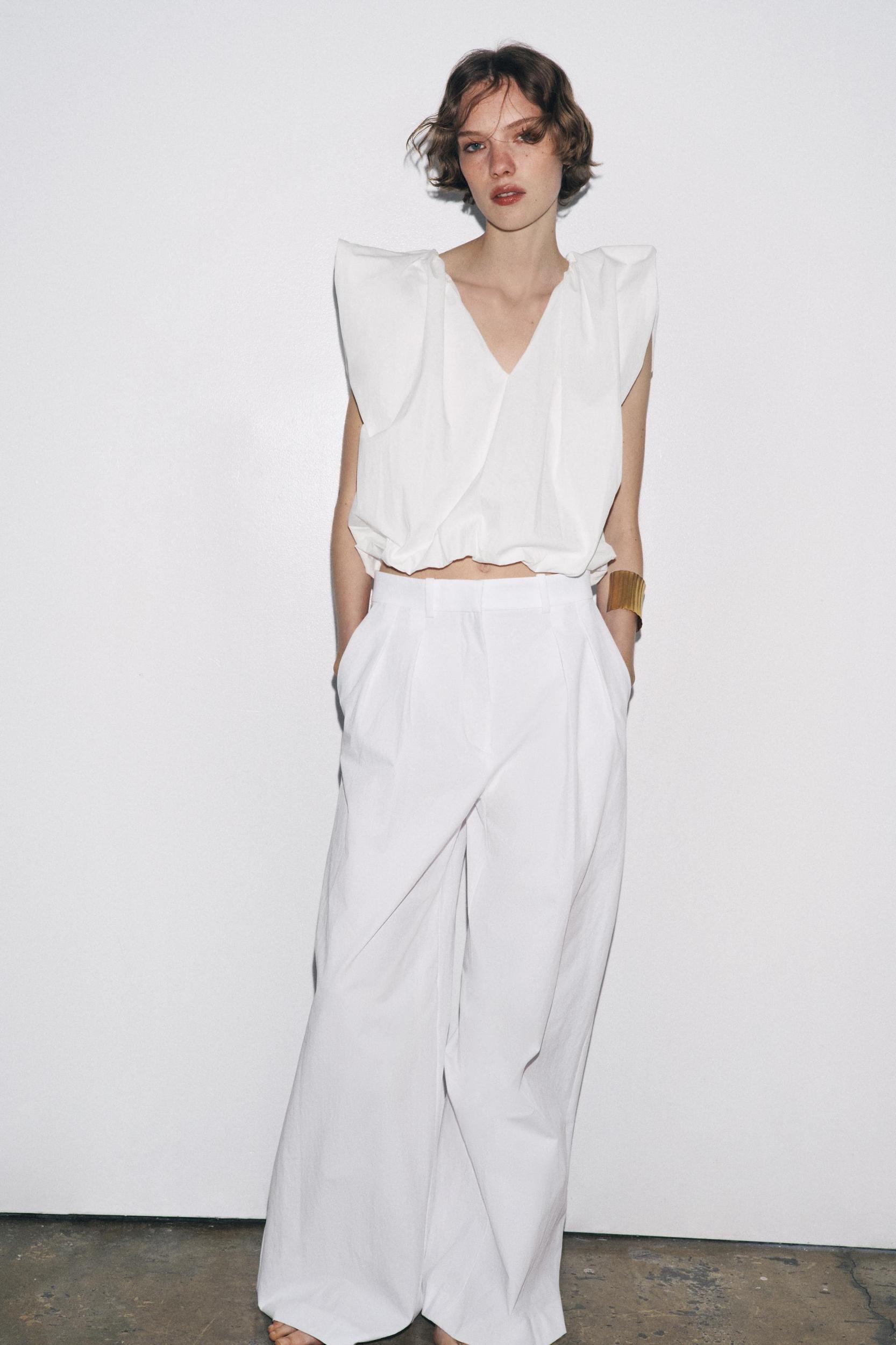 ZW COLLECTION BALLOON POPLIN TOP Product Image