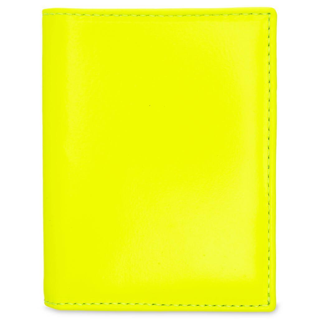 Comme des Garcons Super Fluo Wallet - Yellow/Light Orange Male Product Image