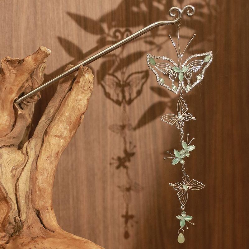 Butterfly Pendent Alloy Hair Stick Product Image