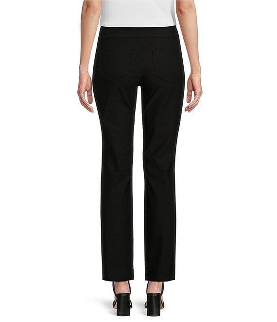 NIC + ZOE Wonderstretch Woven Straight Leg Pull-On Pants Product Image