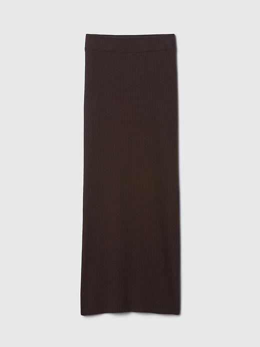 CashSoft Rib Maxi Sweater Skirt Product Image